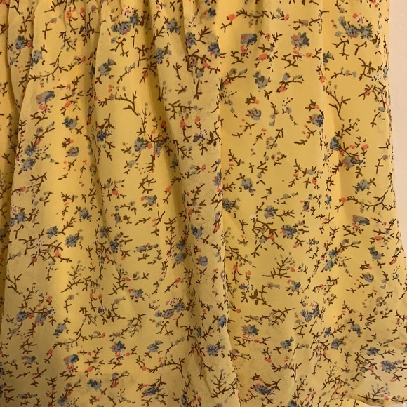 NWOT Midi Yellow Tiered Shop the Mint Dress - Picture 5 of 9